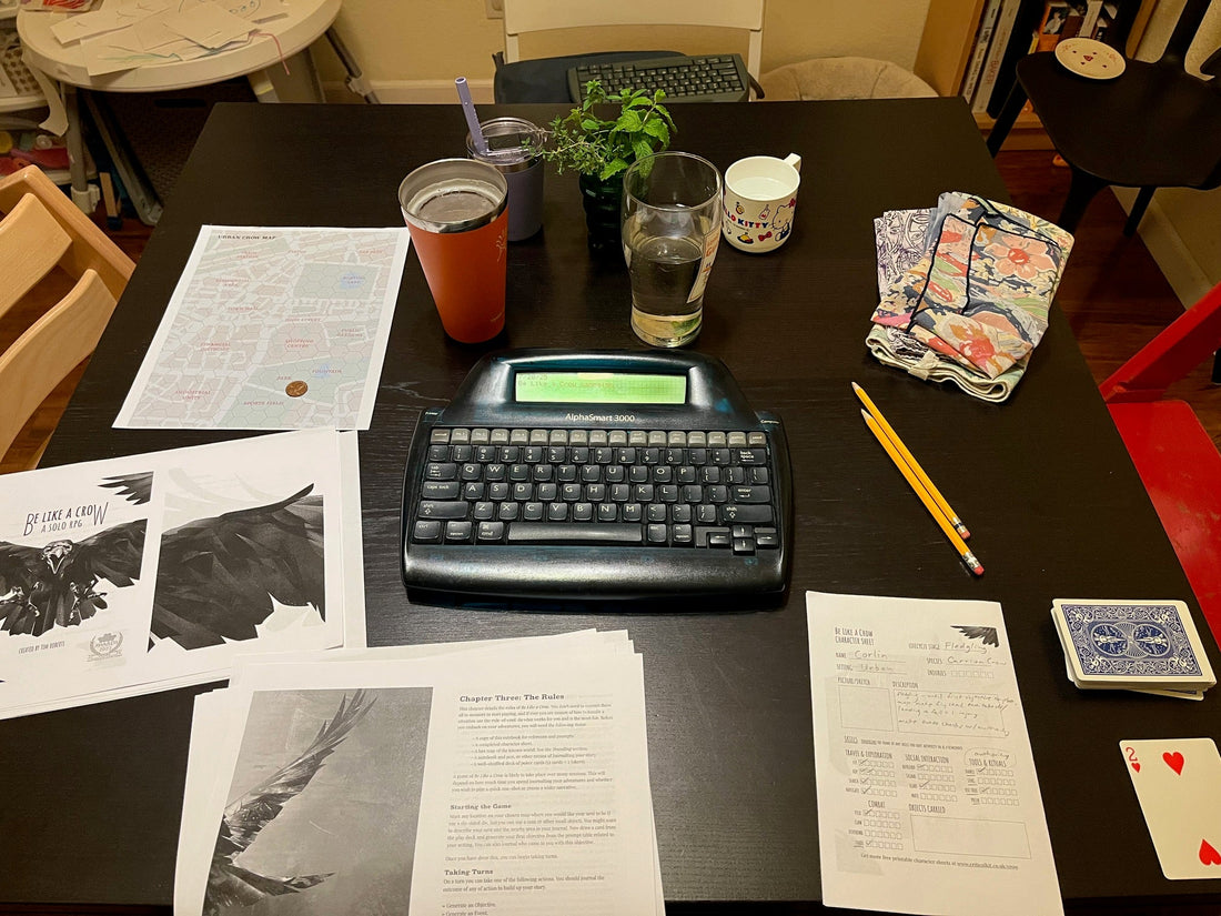 Solo RPG Session: Be Like a Crow